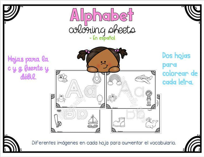 Abecedario para colorear