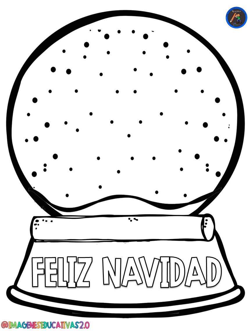 Bolas de navidad para colorear â imagenes educativas