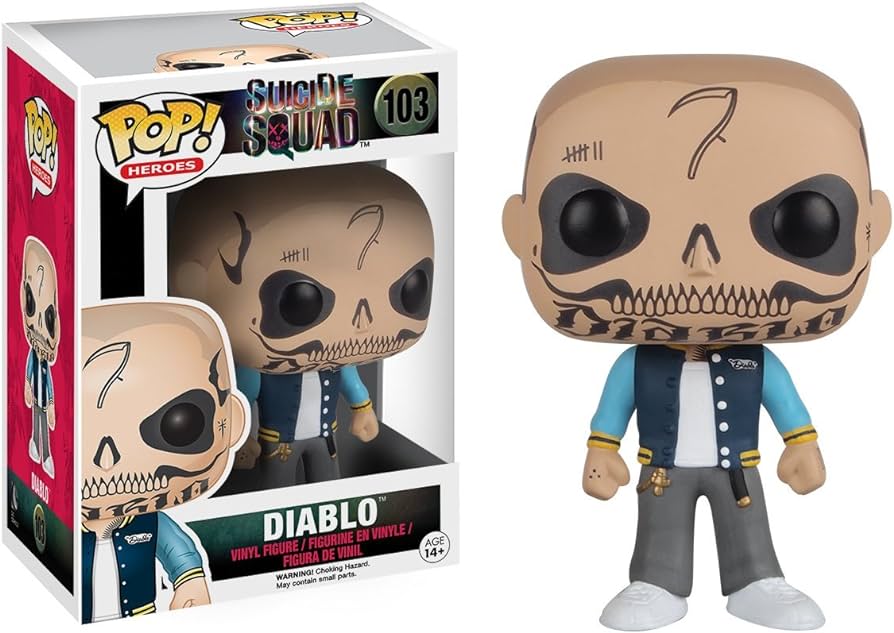 Funko pop movies suicide squad action figure el diablo toys games