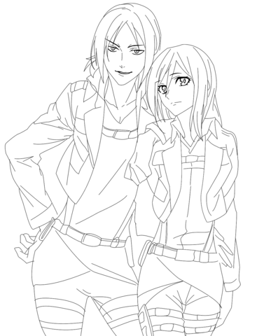 Dibujo de historia reiss y ymir para colorear dibujos para colorear imprimir gratis