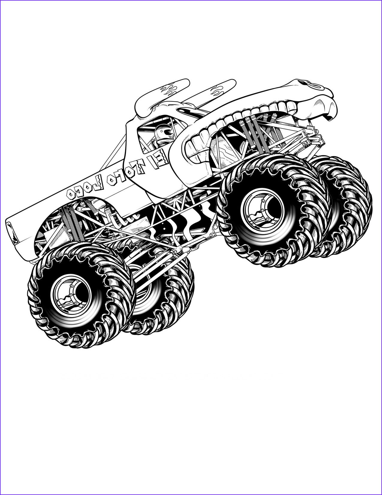 Elegant coloring book printable photos monster truck coloring pages truck coloring pages monster trucks