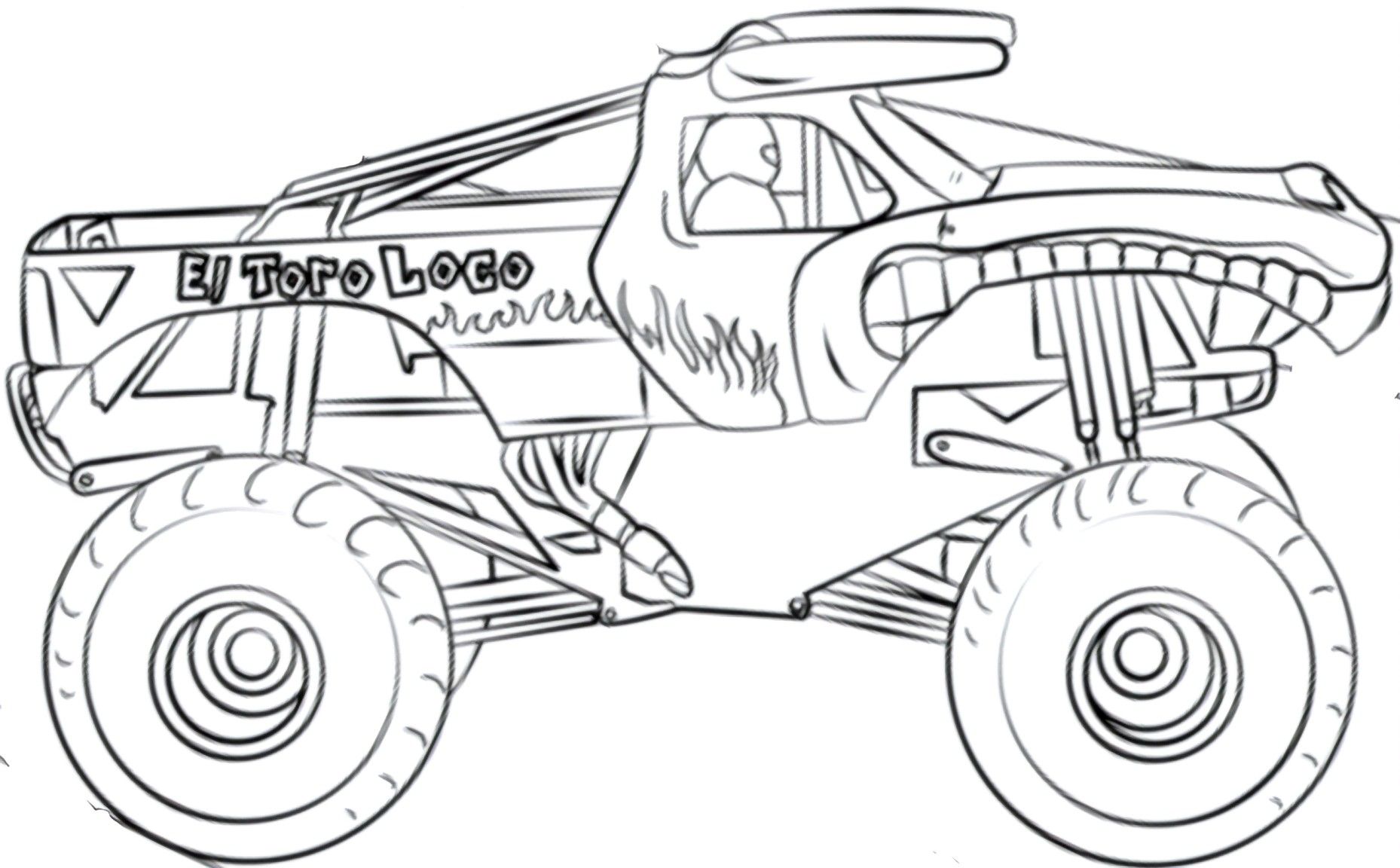 Molde monster truck toro loco monster trucks monster trucks