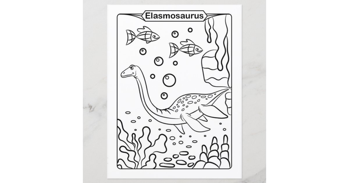 Dinosaur coloring page