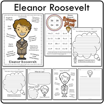 Eleanor roosevelt activities by the kling bee tpt