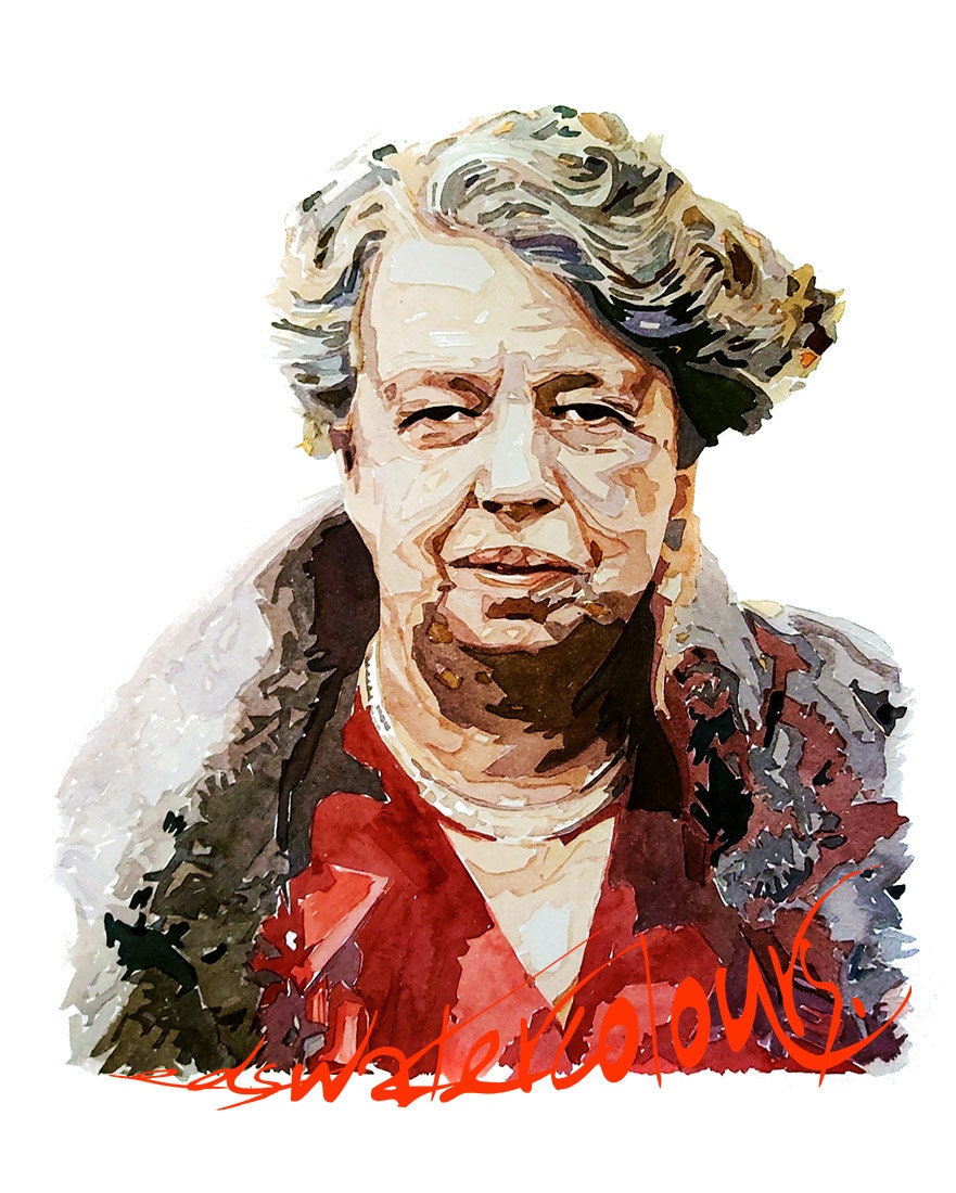 Eleanor roosevelt in colour print watercoloureleanor roosevelt arteleanor roosevelt watercoloureleanor roosevelt print