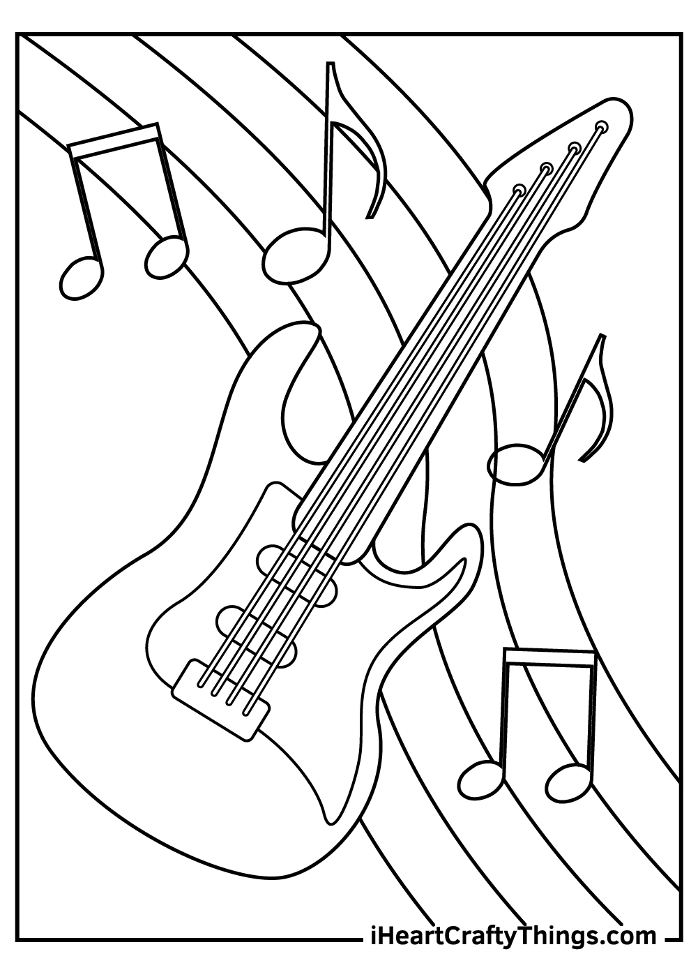 Music coloring pages free printables