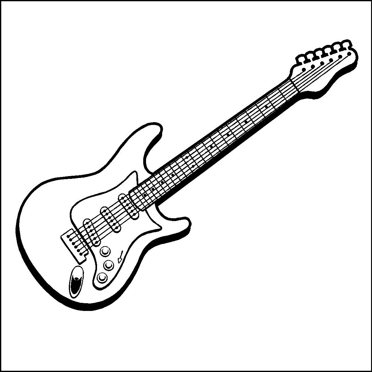 Free printable electric guitar coloring pages for kids guitar drawing electric guitar guitar kids