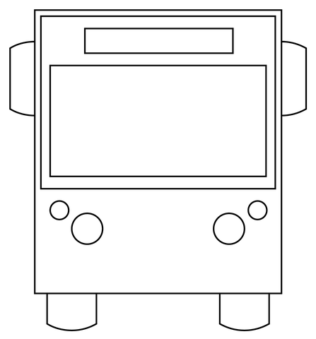 Oning bus emoji coloring page free printable coloring pages