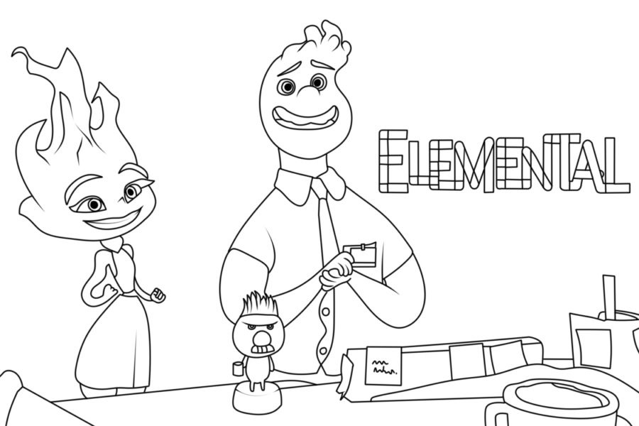 Elemental coloring pages by coloringpageswk on