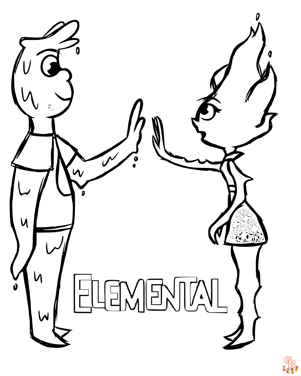 The best free printable movie elemental coloring pages