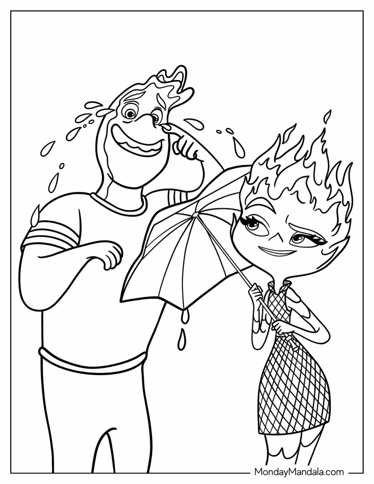 Pixar coloring pages free pdf printables