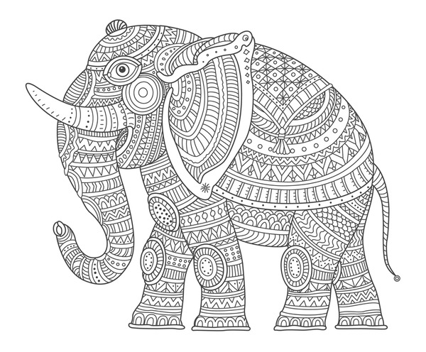 Thousand coloriage adulte animal royalty