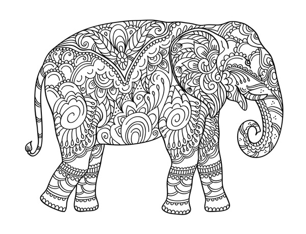 Adult coloring elephant images stock photos d objects vectors