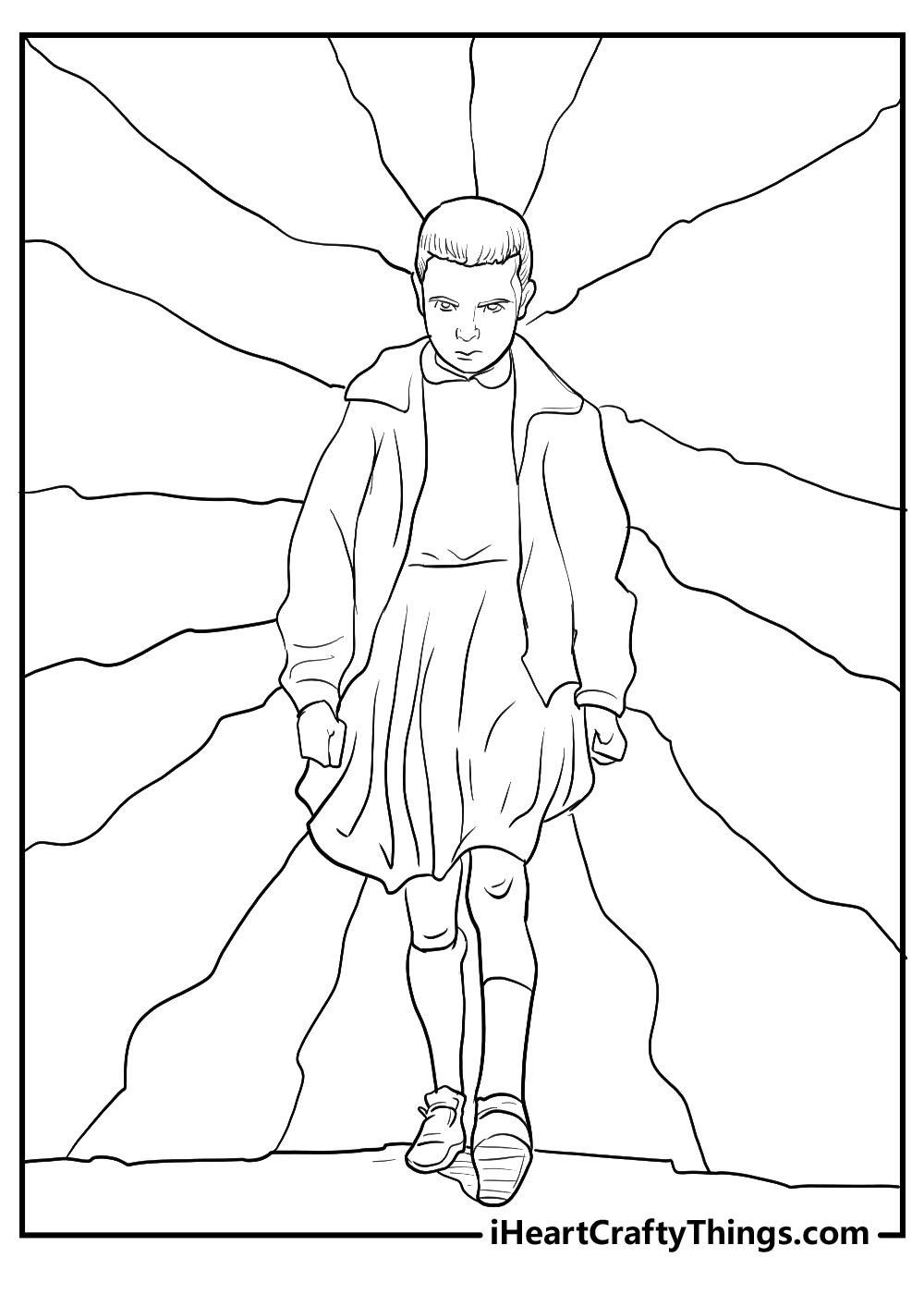 Printable stranger things coloring pages updated