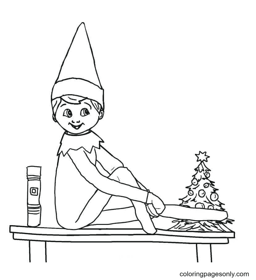 Elf coloring pages printable for free download