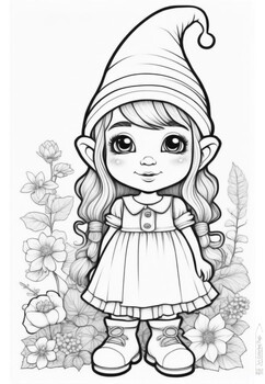 Christmas elves coloring pages christmas elves coloring sheet vol