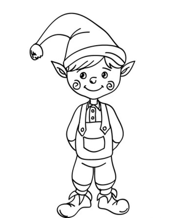 Elf on the shelf coloring pages printable for free download