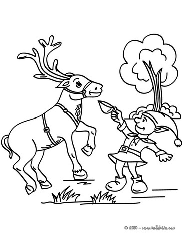 Reindeer elf coloring page christmas coloring pages coloring pages christmas colors