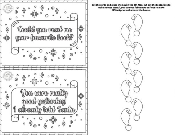 Elf on the shelf printables kids activities blog