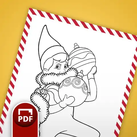 Coloring pages activity santas north pole