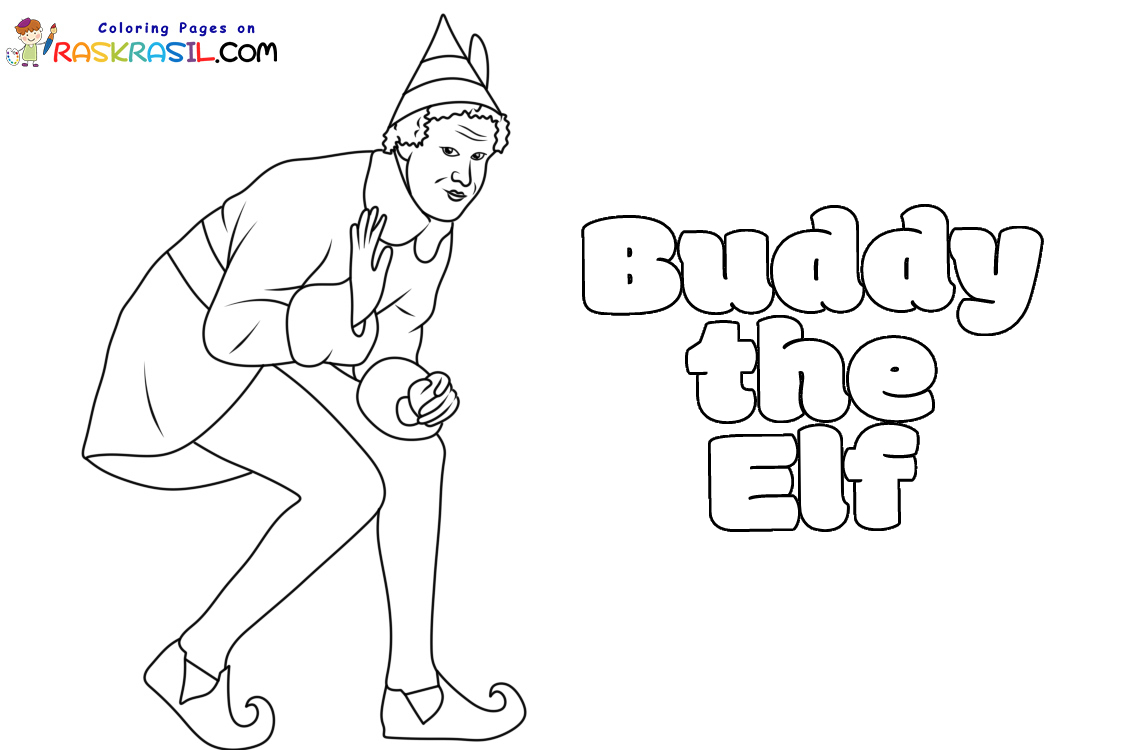 Buddy the elf coloring pages