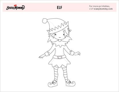 Elf coloring pages thatll leave you holly and jolly