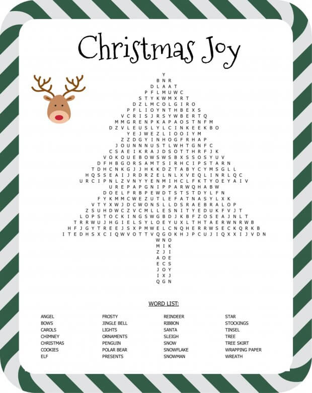 Fun christmas word search printables coloring sheets