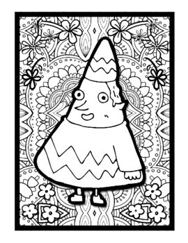 Adorable elf mindfulness mandala coloring pages elf printable coloring sheets