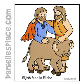 Elijah and elisha bible crafts for childrens ministry