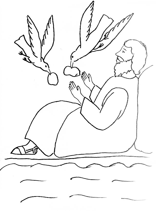 Bible story coloring page for elijah and the widow of zarephath free bible stories for children