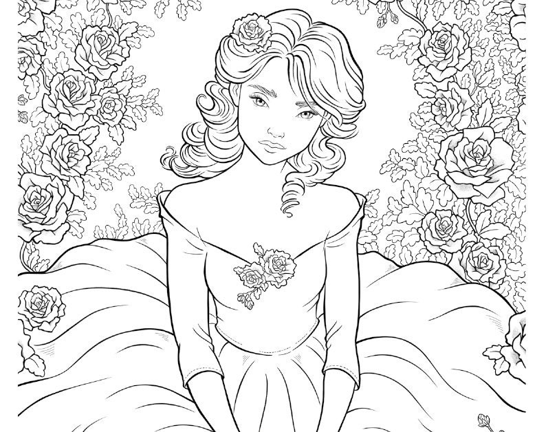 Colouring heaven alice in wonderland special print magazine fairytale colouring pages eeva nikunen