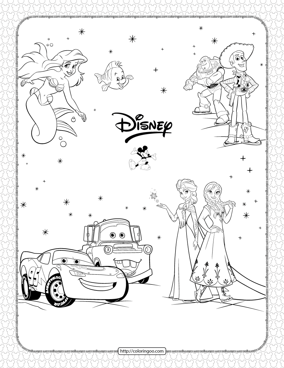 Disney characters coloring sheet elsa coloring pages disney princess coloring pages coloring pages