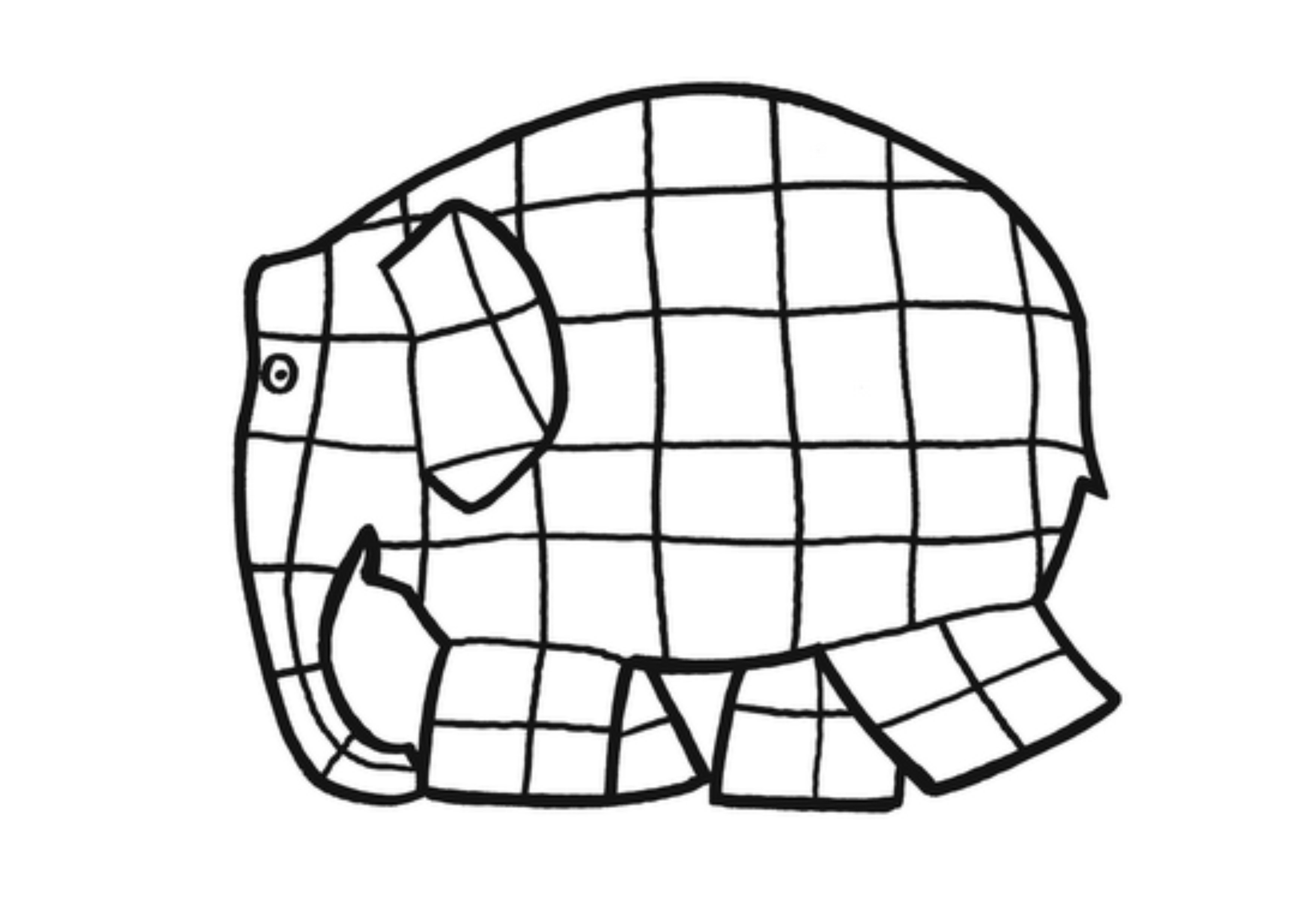 Free printable elmer template printable