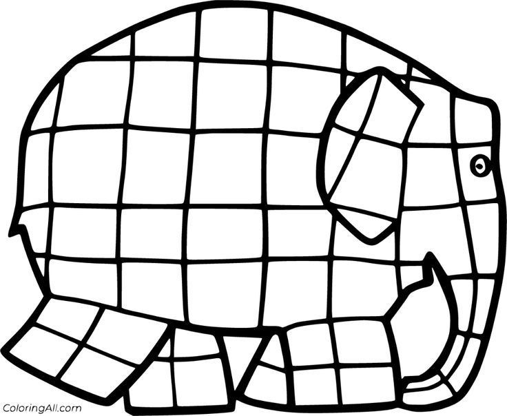 Free printable elmer the elephant coloring pages in vector format easy to print from any device and automatâ elmer the elephants elephant coloring page elmer