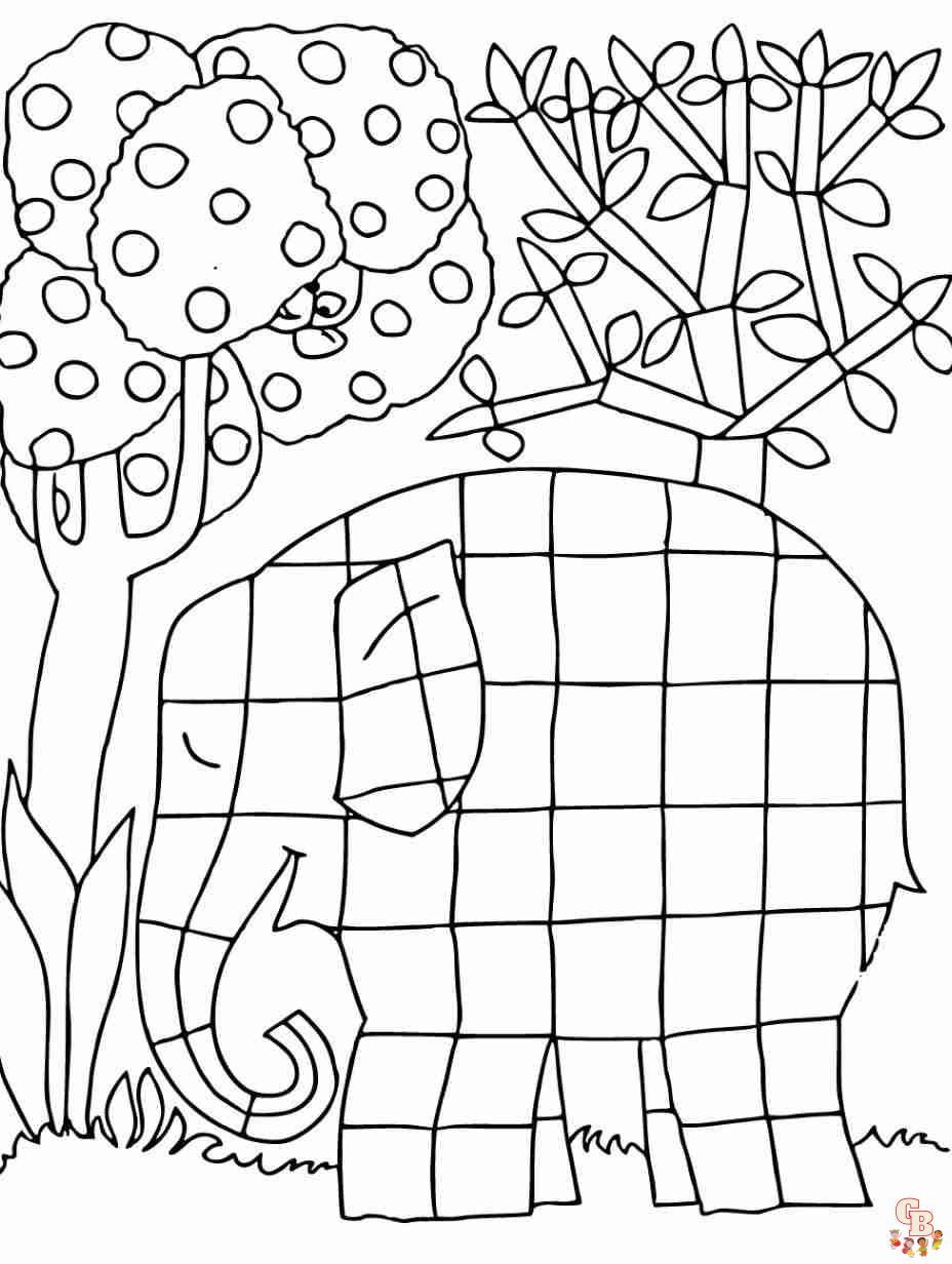 Discover the best elephant coloring pages with