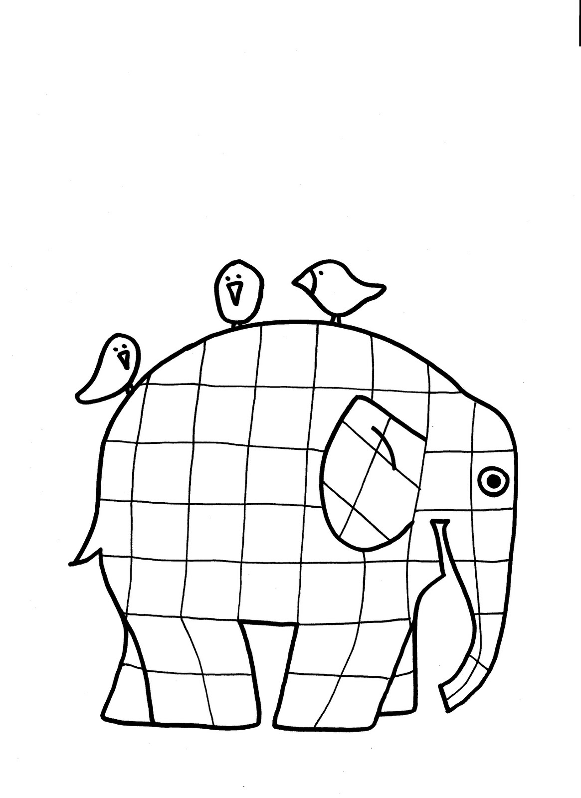 Free printable elephant coloring pages for kids