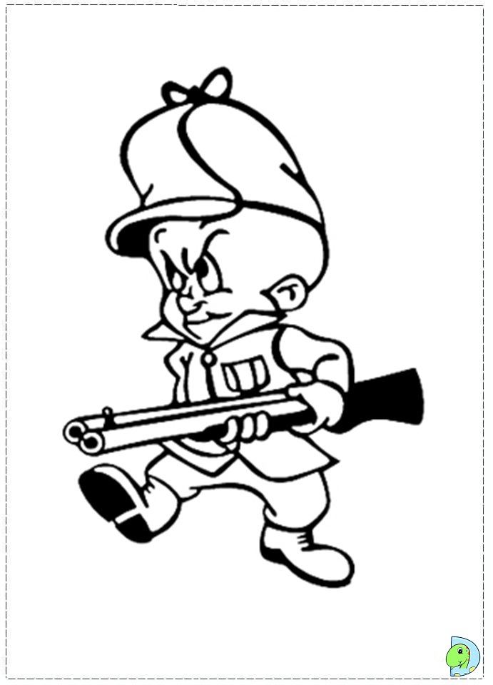 Elmer fudd coloring page