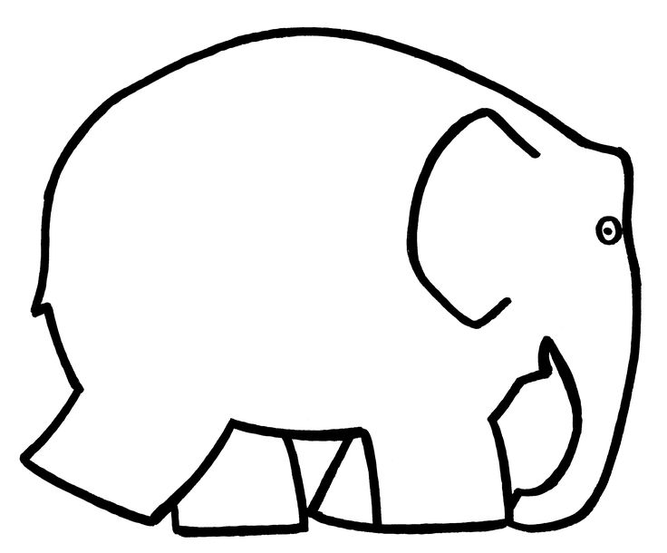 Elmer elephant coloring page l