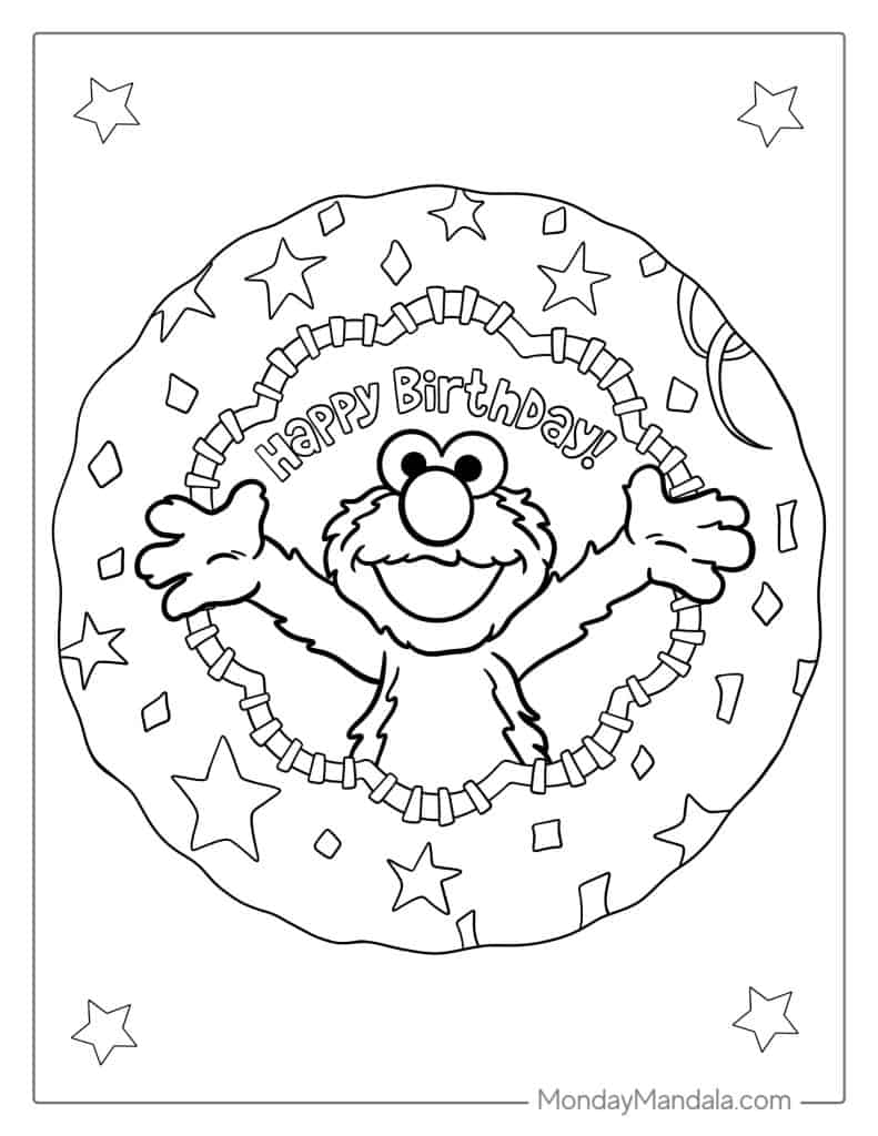 Elmo coloring pages free pdf printables