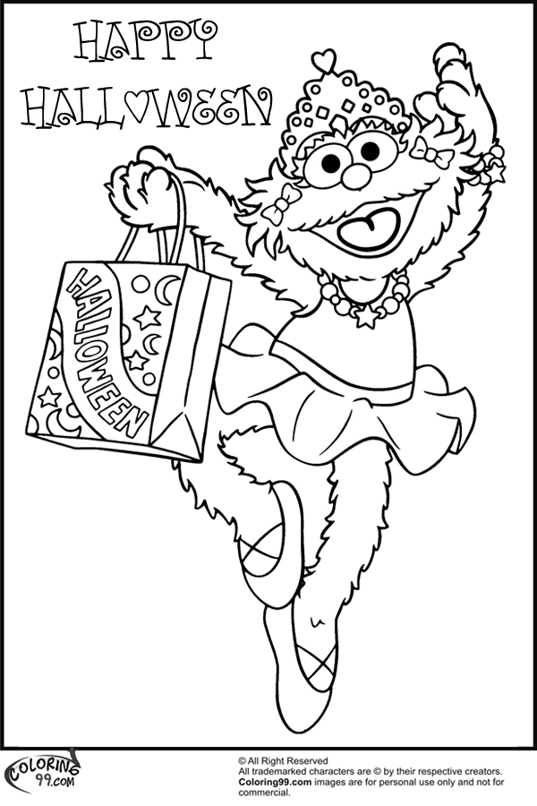 Elmo coloring pages team colors