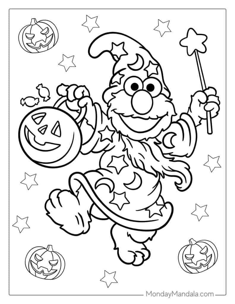 Elmo coloring pages free pdf printables