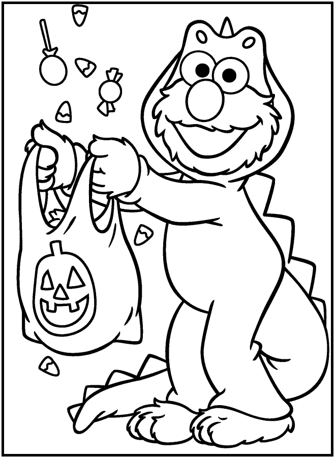 Cute halloween coloring pages