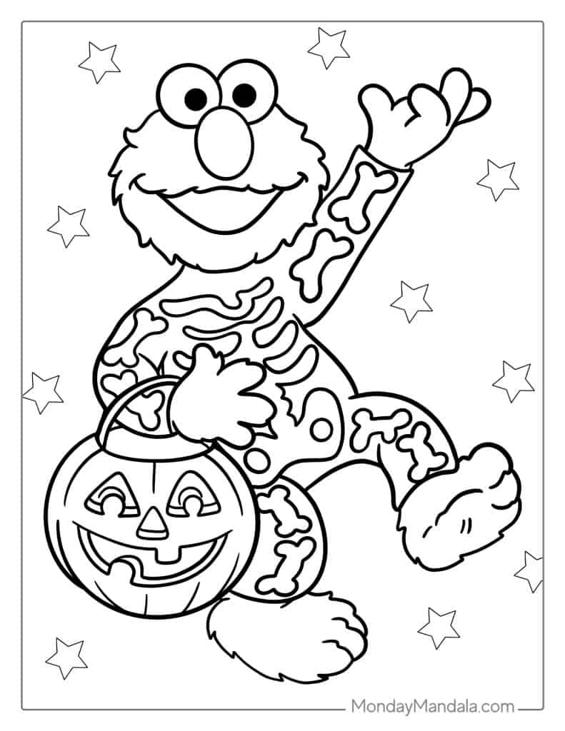 Elmo coloring pages free pdf printables