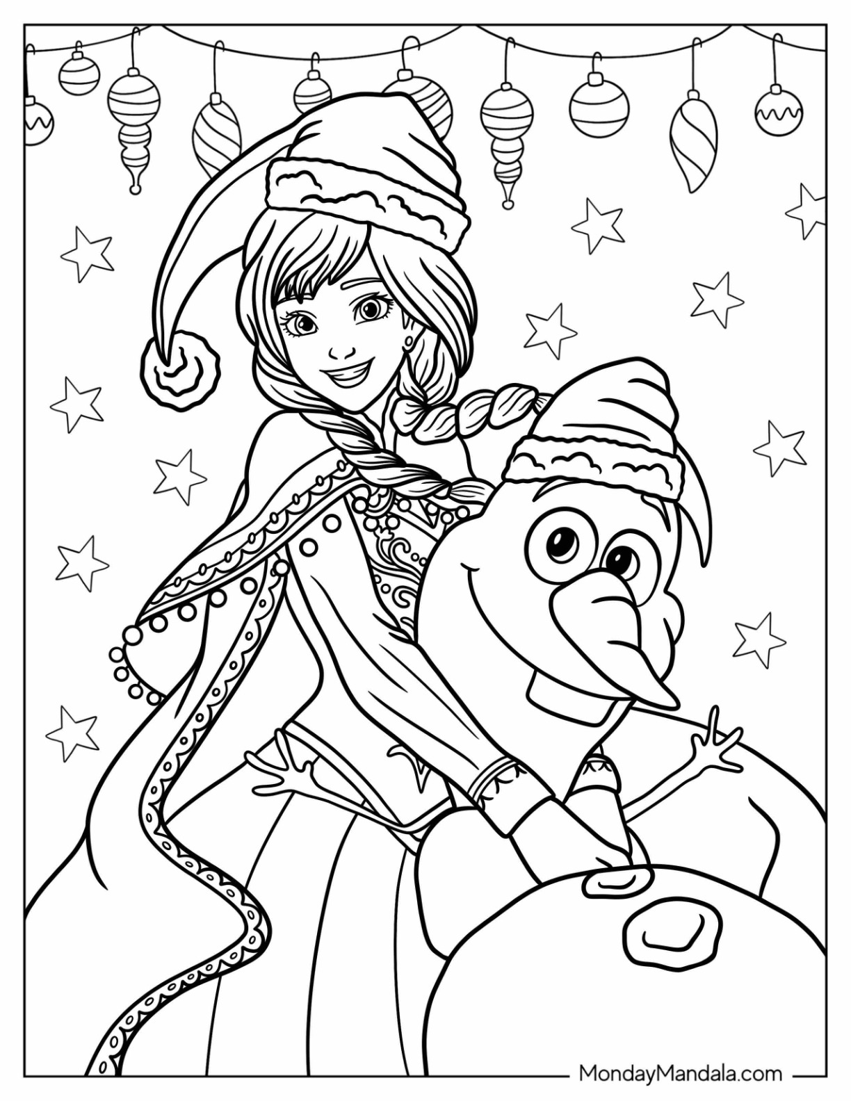 Anna coloring pages free pdf printables