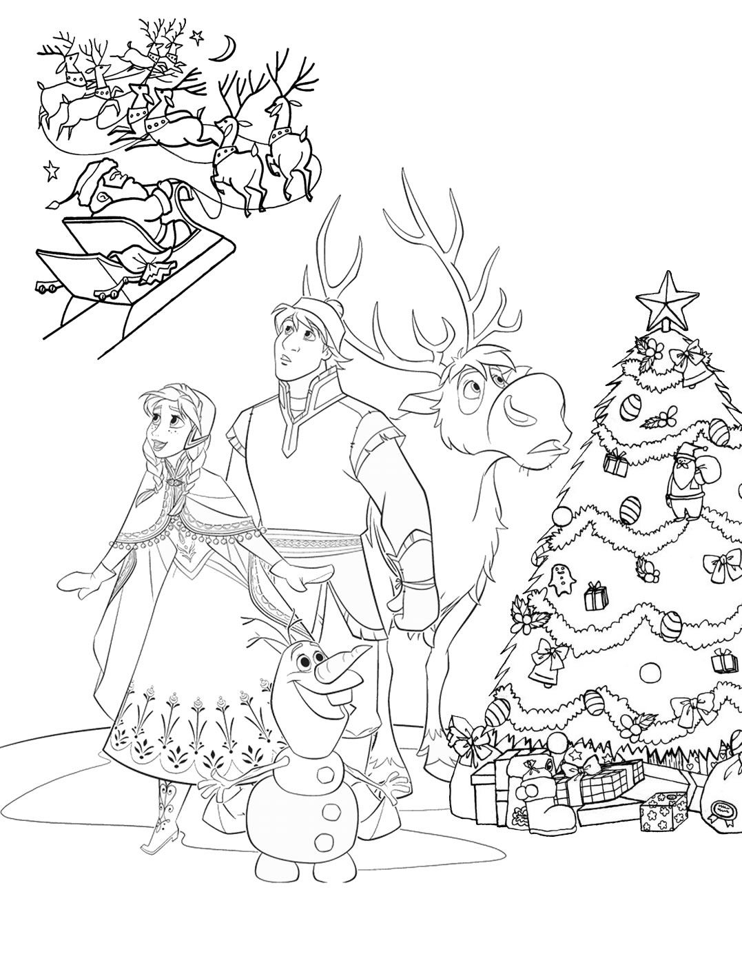 Frozen christmas coloring pages elsa coloring pages christmas coloring pages frozen coloring pages