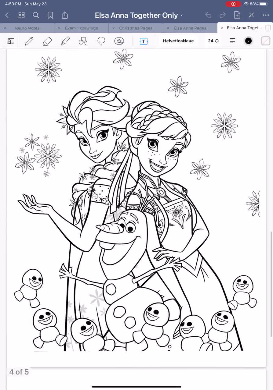 Elsa and anna coloring pages frozen olaf anna elsa kids drawings kids coloring pages printable coloring pages