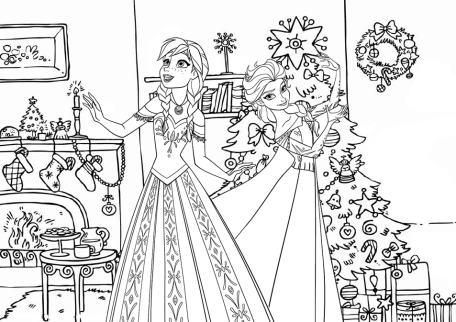 Frozen christmas coloring pages frozen coloring christmas coloring printables disney coloring pages