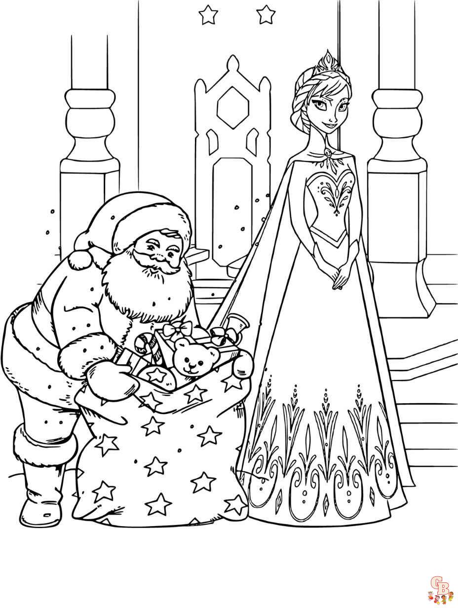 Bring the magic of frozen to life with free coloring pages