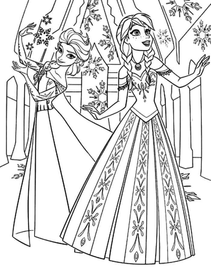 Frozen castle coloring pages elsa coloring pages princess coloring pages frozen coloring