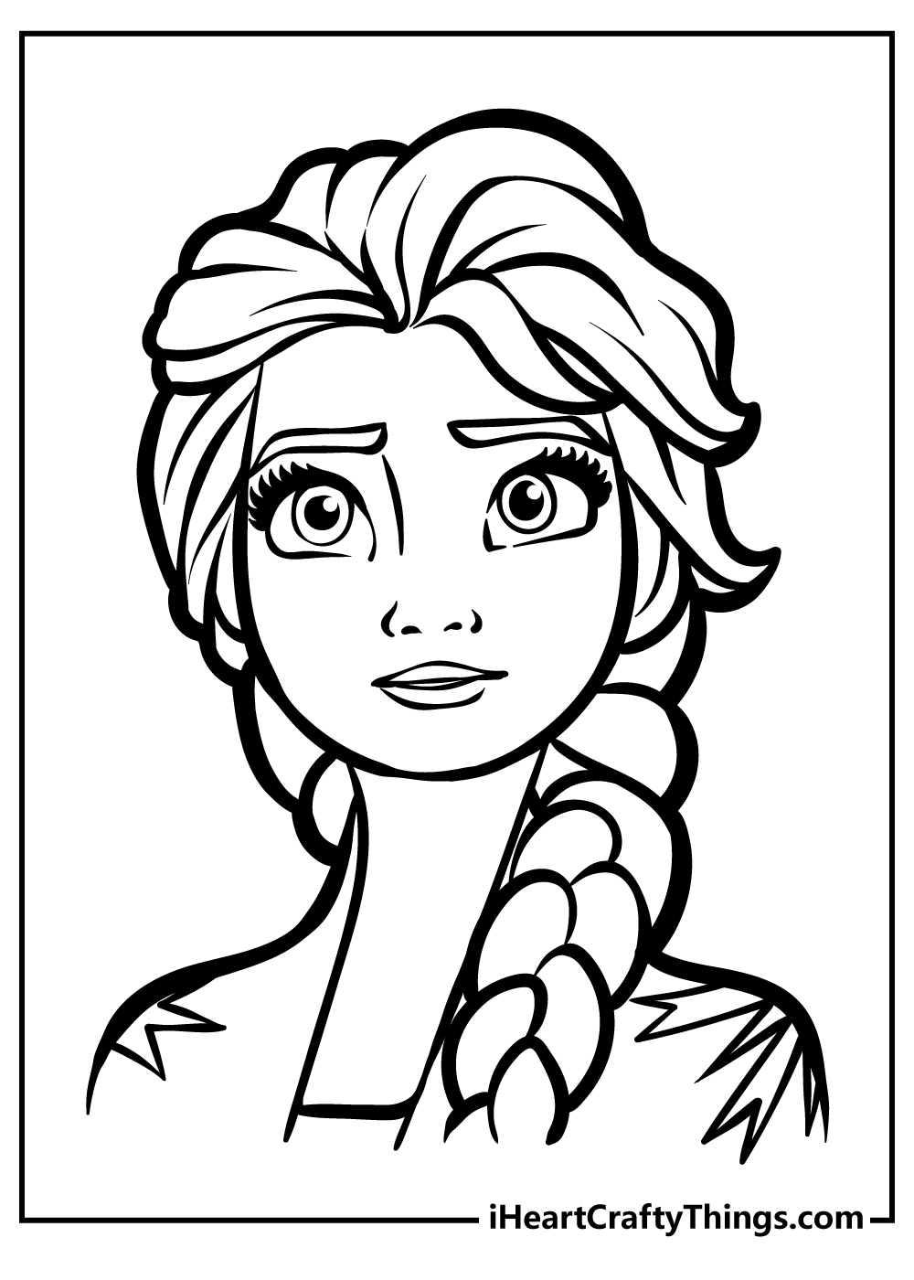 Elsa coloring pages free printables